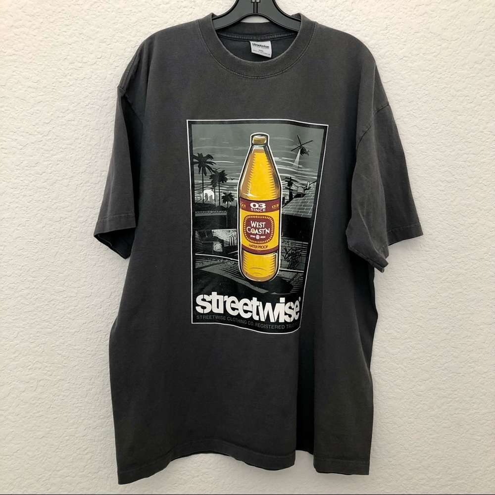 VTG Streetwise West Coast'n 40oz Bottle T-Shirt
